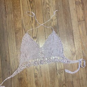 Crochet halter top